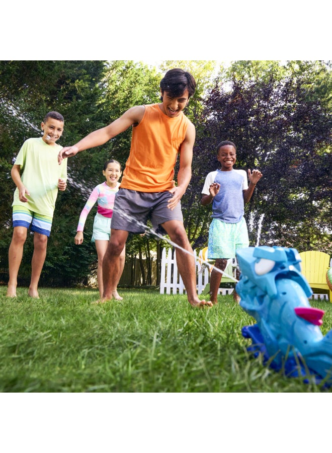 SUPER SOAKER Nerf Super Soaker Hop & Chomp Water Toy | Sprays Streams of Water | Chomping Jaws | Attaches to Garden Hose Outdoor Sprinkler Toy for 3+ Years | G2148 - Image 1